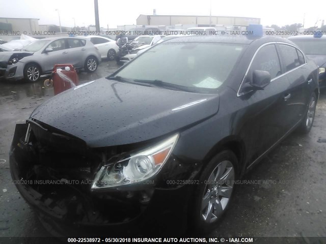1G4GE5ED8BF271361 - 2011 BUICK LACROSSE CXS BLACK photo 2