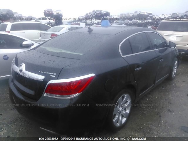 1G4GE5ED8BF271361 - 2011 BUICK LACROSSE CXS BLACK photo 4