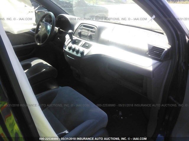 5FNRL38278B084210 - 2008 HONDA ODYSSEY LX BLUE photo 5