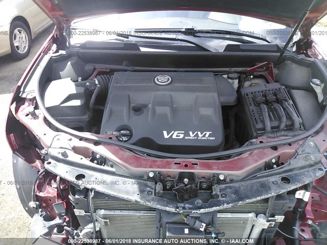 3GYFNDE33DS561081 - 2013 CADILLAC SRX PERFORMANCE COLLECTION Қызыл фото 10