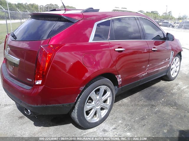 3GYFNDE33DS561081 - 2013 CADILLAC SRX PERFORMANCE COLLECTION Қызыл фото 4
