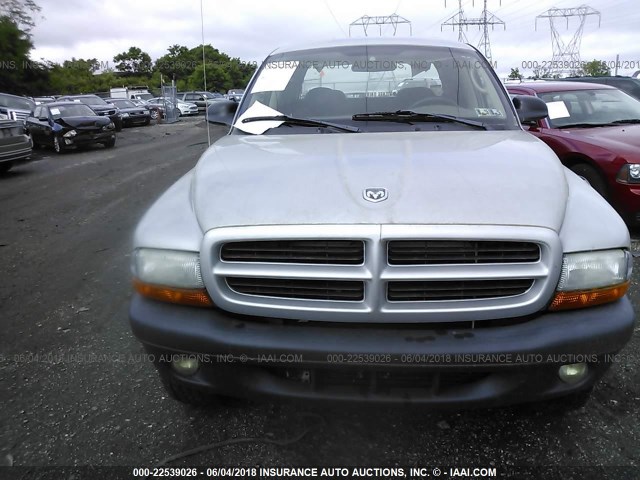 1D7HG38X73S288700 - 2003 DODGE DAKOTA QUAD SPORT SILVER photo 6