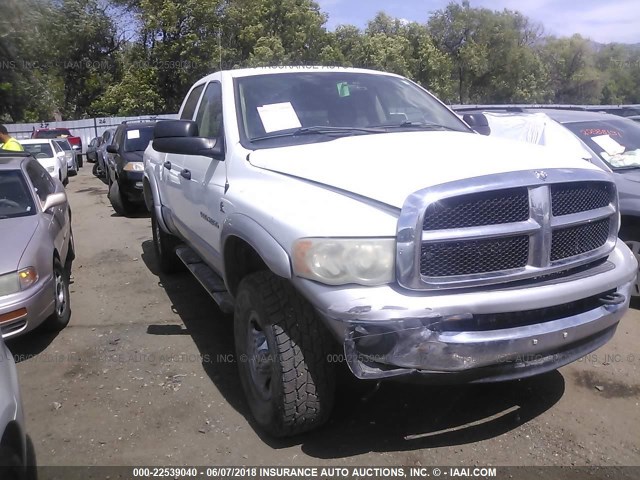 3D7KU28C54G121184 - 2004 DODGE RAM 2500 ST/SLT 白色 照片 1