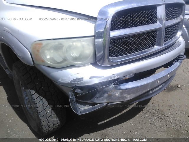 3D7KU28C54G121184 - 2004 DODGE RAM 2500 ST/SLT 白色 照片 6