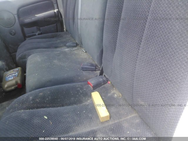 3D7KU28C54G121184 - 2004 DODGE RAM 2500 ST/SLT 白色 照片 8