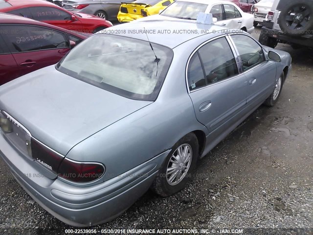 1G4HR54K53U255267 - 2003 BUICK LESABRE LIMITED BLUE photo 4