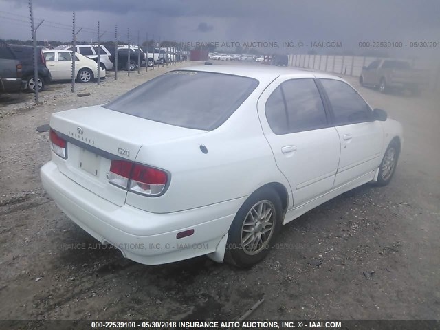 JNKCP11A81T404703 - 2001 INFINITI G20 WHITE photo 4