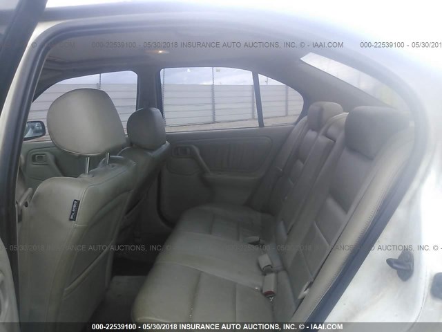 JNKCP11A81T404703 - 2001 INFINITI G20 WHITE photo 8