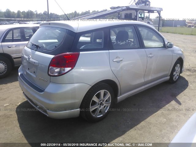 2T1KR32E43C050175 - 2003 TOYOTA COROLLA MATRIX XR GRAY photo 4