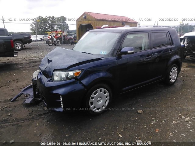 JTLZE4FE8EJ054669 - 2014 TOYOTA SCION XB Mavi foto 2