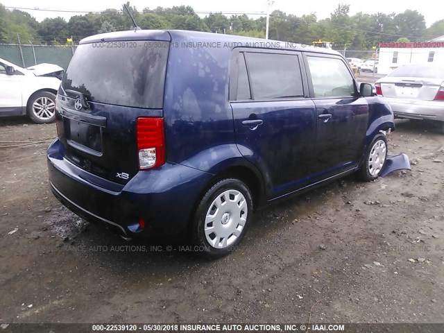 JTLZE4FE8EJ054669 - 2014 TOYOTA SCION XB Mavi foto 4
