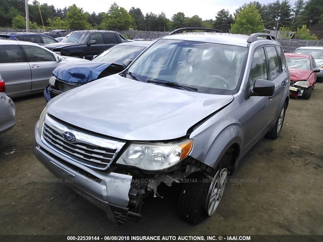 JF2SH6BC9AH909547 - 2010 SUBARU FORESTER XS Gümüş foto 2
