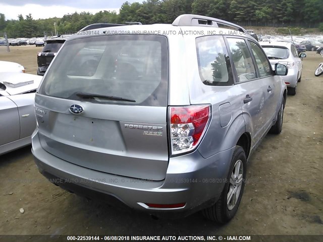 JF2SH6BC9AH909547 - 2010 SUBARU FORESTER XS Gümüş foto 4