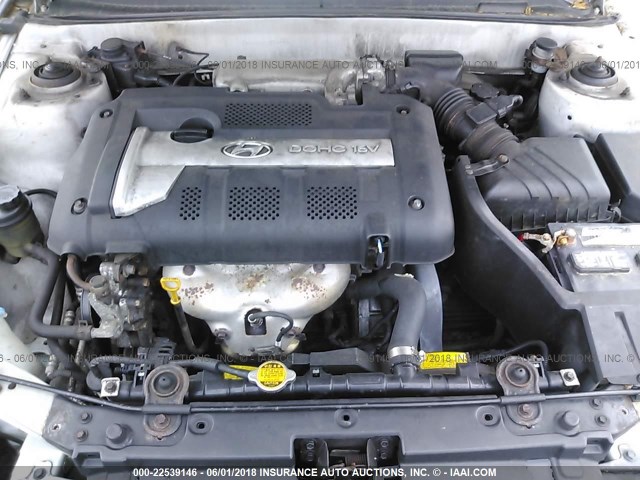 KMHDN56DX5U174163 - 2005 HYUNDAI ELANTRA GLS/GT SILVER photo 10