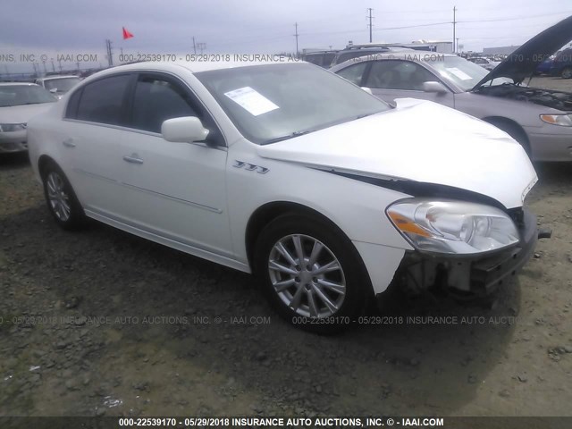 1G4HC5EM4BU111113 - 2011 BUICK LUCERNE CXL WHITE photo 1