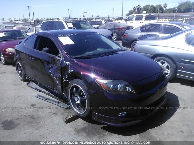 JTKDE167X80271455 - 2008 TOYOTA SCION TC BURGUNDY photo 1