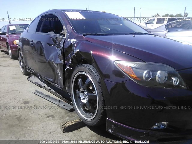 JTKDE167X80271455 - 2008 TOYOTA SCION TC 勃艮第红 照片 6