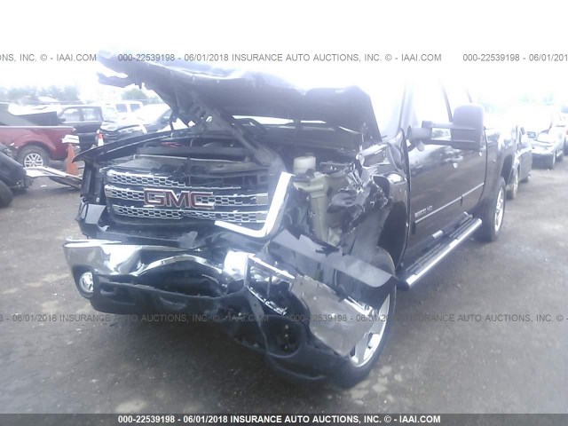 1GT120CG9CF220357 - 2012 GMC SIERRA K2500 SLE BLACK photo 2