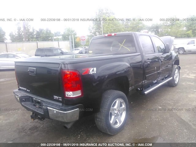 1GT120CG9CF220357 - 2012 GMC SIERRA K2500 SLE BLACK photo 4