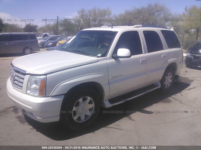 1GYEK63N22R238094 - 2002 CADILLAC ESCALADE LUXURY Ağ foto 2