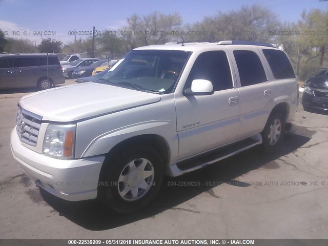 1GYEK63N22R238094 - 2002 CADILLAC ESCALADE LUXURY WHITE photo 2