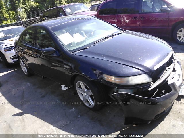 19UUA66234A065159 - 2004 ACURA TL BLACK photo 1