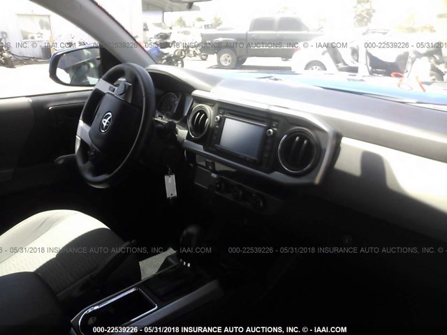 5TFRX5GN5GX071438 - 2016 TOYOTA TACOMA ACCESS CAB/SR/SR5 BLUE photo 5