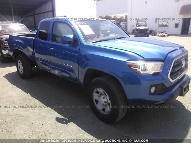 5TFRX5GN5GX071438 - 2016 TOYOTA TACOMA ACCESS CAB/SR/SR5 BLUE photo 6