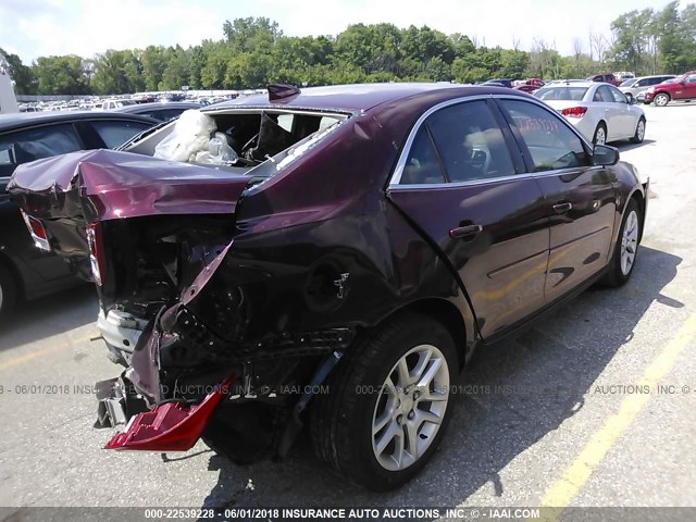 1G11C5SL0FF330395 - 2015 CHEVROLET MALIBU 1LT 勃艮第红 照片 4