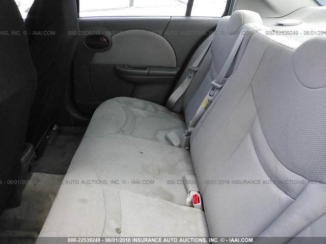 1G8AJ52F93Z135262 - 2003 SATURN ION LEVEL 2 Light Blue photo 8