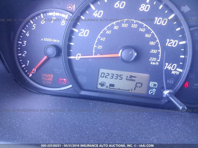 ML32F3FJ5HHF19752 - 2017 MITSUBISHI MIRAGE G4 ES წითელი ფოტო 7