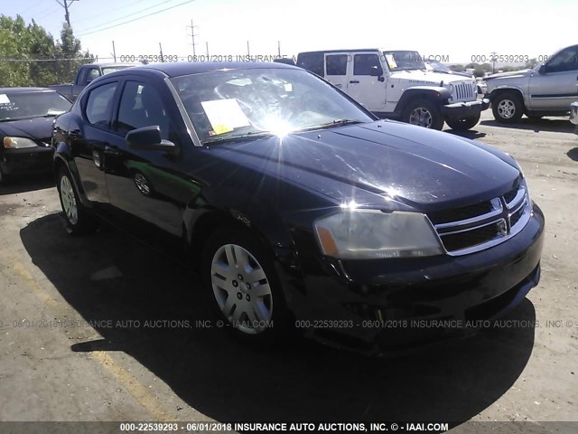 1B3BD4FB8BN579467 - 2011 DODGE AVENGER EXPRESS 黑色 照片 1