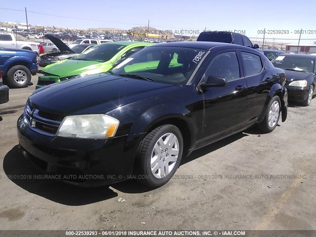 1B3BD4FB8BN579467 - 2011 DODGE AVENGER EXPRESS 黑色 照片 2