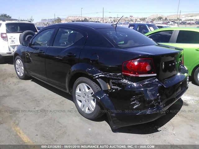 1B3BD4FB8BN579467 - 2011 DODGE AVENGER EXPRESS 黑色 照片 3
