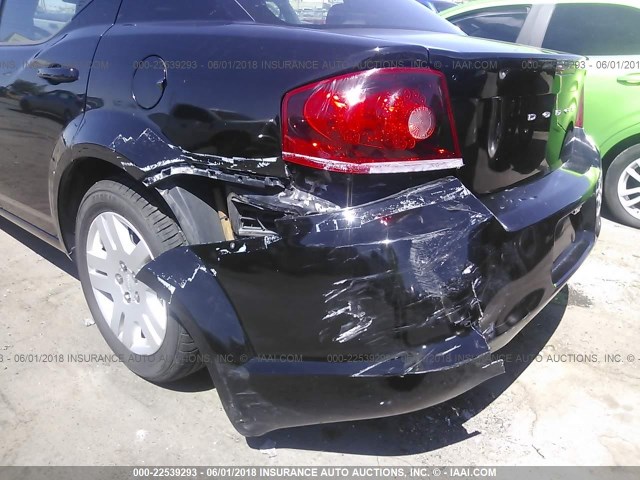 1B3BD4FB8BN579467 - 2011 DODGE AVENGER EXPRESS 黑色 照片 6