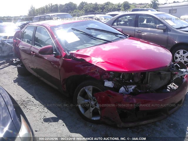 4T1BF1FK3EU870276 - 2014 TOYOTA CAMRY L/SE/LE/XLE RED photo 1