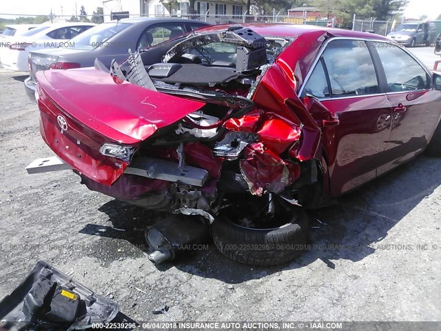 4T1BF1FK3EU870276 - 2014 TOYOTA CAMRY L/SE/LE/XLE 红色 照片 6