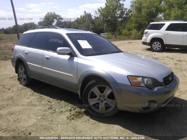 4S4BP86C454372540 - 2005 SUBARU LEGACY OUTBACK H6 R LL BEAN SILVER photo 1