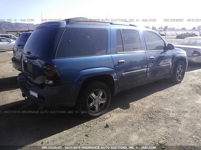 1GNES16SX56136016 - 2005 CHEVROLET TRAILBLAZER EXT LS/EXT LT BLUE photo 4