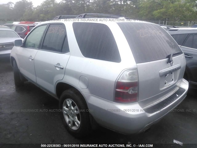 2HNYD18825H531804 - 2005 ACURA MDX TOURING SILVER photo 3