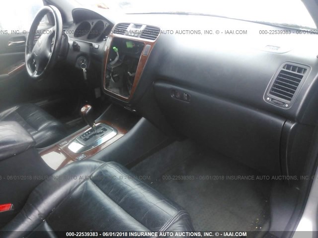 2HNYD18825H531804 - 2005 ACURA MDX TOURING SILVER photo 5