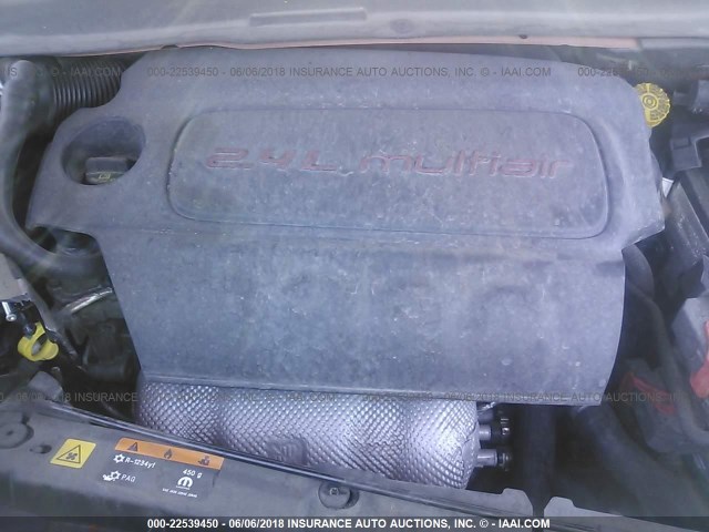 ZACCJBAT3GPC56345 - 2016 JEEP RENEGADE SPORT Նարնջագույն լուսանկար 10