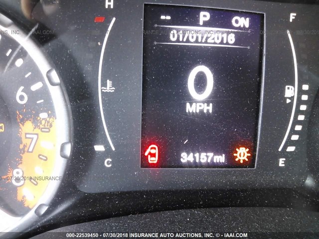 ZACCJBAT3GPC56345 - 2016 JEEP RENEGADE SPORT Նարնջագույն լուսանկար 7