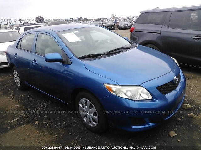 JTDBL40E49J011559 - 2009 TOYOTA COROLLA LE/XLE BLUE photo 1