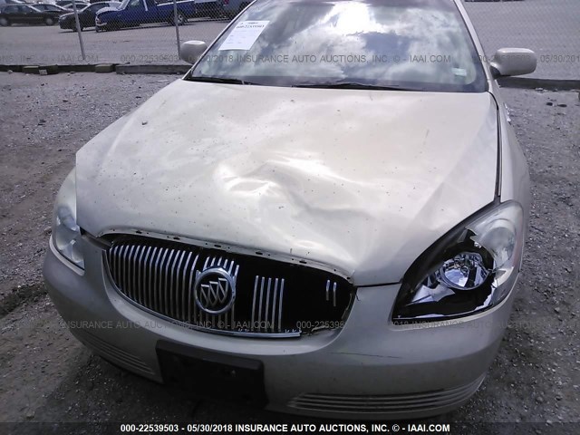 1G4HD57248U176464 - 2008 BUICK LUCERNE CXL GOLD photo 6