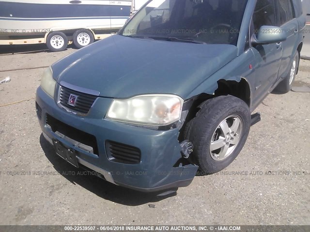 5GZCZ33ZX7S851315 - 2007 SATURN VUE HYBRID GREEN photo 6