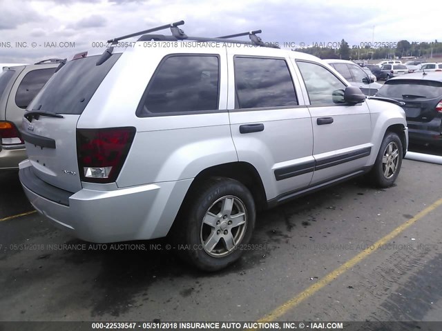 1J4GR48K45C607763 - 2005 JEEP GRAND CHEROKEE LAREDO/COLUMBIA/FREEDOM 银色 照片 4