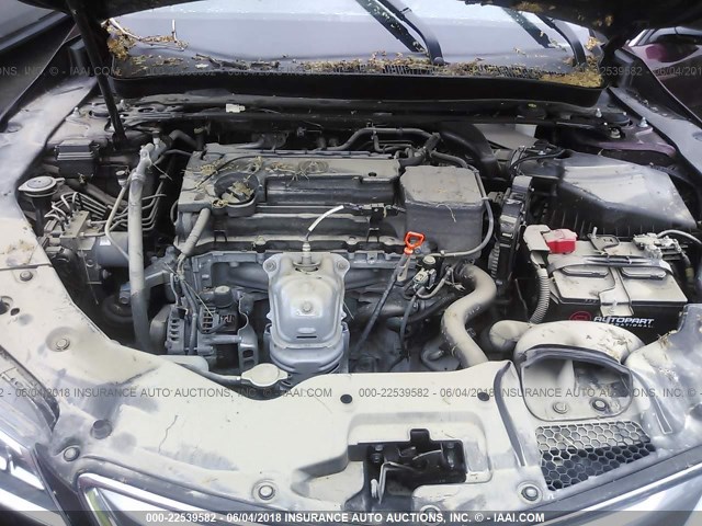 19UUB1F52FA003152 - 2015 ACURA TLX TECH BURGUNDY photo 10