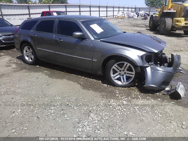 2D8GV582X5H542360 - 2005 DODGE MAGNUM R/T GRAY photo 1