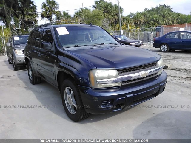 1GNDS13S472149693 - 2007 CHEVROLET TRAILBLAZER LS/LT BLUE photo 6